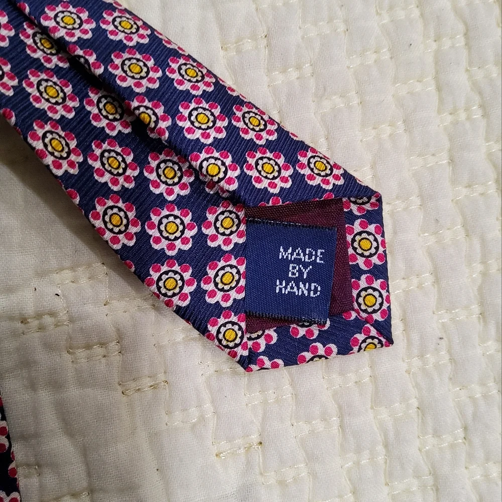 Polo by Ralph Lauren Purple Floral Patterned Dress Tie
